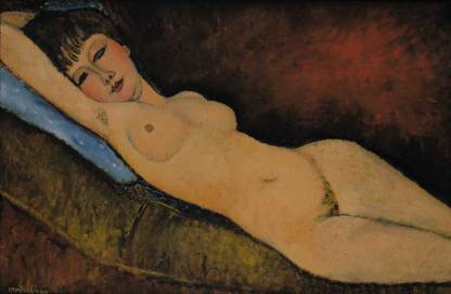 Amedeo Modigliani, Nu Couché au coussin Bleu