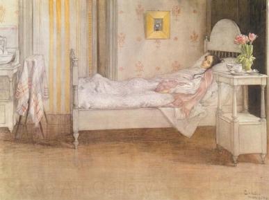 Carl Larsson - Carl Larsson, Convalescence