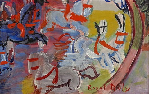 dufy cirkus raoul-dufy-le-cirque.-chevaux-en-piste